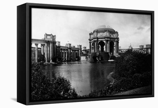 San Francisco, CA Palace of Fine Arts Exposition Photograph - San Francisco, CA-Lantern Press-Framed Stretched Canvas