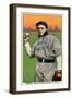 San Francisco, CA, San Francisco Pacific Coast League, Ames, Baseball Card-Lantern Press-Framed Art Print