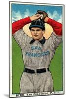 San Francisco, CA, San Francisco Pacific Coast League, Byrd, Baseball Card-Lantern Press-Mounted Art Print