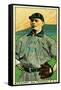 San Francisco, CA, San Francisco Pacific Coast League, Mundorff, Baseball Card-Lantern Press-Framed Stretched Canvas