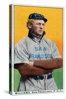 San Francisco, CA, San Francisco Pacific Coast League, Williams, Baseball Card-Lantern Press-Stretched Canvas