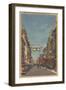 San Francisco, CA - Street Scene of Chinatown-Lantern Press-Framed Art Print