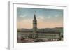 San Francisco, CA - Union Ferry Terminal Building-Lantern Press-Framed Art Print