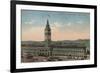 San Francisco, CA - Union Ferry Terminal Building-Lantern Press-Framed Art Print