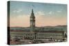 San Francisco, CA - Union Ferry Terminal Building-Lantern Press-Stretched Canvas