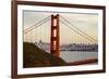 San Francisco, CA, USA: The Golden Gate Bridge Photographed From Conzelman Rd During Sunset-Axel Brunst-Framed Photographic Print