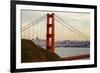 San Francisco, CA, USA: The Golden Gate Bridge Photographed From Conzelman Rd During Sunset-Axel Brunst-Framed Photographic Print