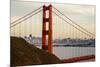 San Francisco, CA, USA: The Golden Gate Bridge Photographed From Conzelman Rd During Sunset-Axel Brunst-Mounted Photographic Print