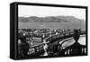 San Francisco, CA View of Bay from Telegraph Hill Photograph - San Francisco, CA-Lantern Press-Framed Stretched Canvas