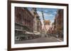 San Francisco, CA - View of Chinatown Main Street-Lantern Press-Framed Art Print