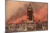 San Francisco, CA - View of City Hall After Earthquake-Lantern Press-Mounted Art Print