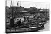 San Francisco, CA View of Fisherman's Wharf Photograph - San Francisco, CA-Lantern Press-Stretched Canvas