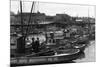 San Francisco, CA View of Fisherman's Wharf Photograph - San Francisco, CA-Lantern Press-Mounted Art Print