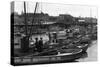 San Francisco, CA View of Fisherman's Wharf Photograph - San Francisco, CA-Lantern Press-Stretched Canvas