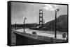 San Francisco, CA View of Golden Gate Bridge Photograph - San Francisco, CA-Lantern Press-Framed Stretched Canvas