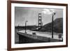 San Francisco, CA View of Golden Gate Bridge Photograph - San Francisco, CA-Lantern Press-Framed Art Print