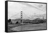 San Francisco, CA View of Golden Gate Bridge Photograph - San Francisco, CA-Lantern Press-Framed Stretched Canvas