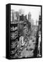 San Francisco, CA View of Market Street Photograph - San Francisco, CA-Lantern Press-Framed Stretched Canvas