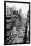 San Francisco, CA View of Market Street Photograph - San Francisco, CA-Lantern Press-Framed Art Print