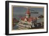 San Francisco, CA - View of Old Cliff House-Lantern Press-Framed Art Print