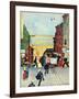 "San Francisco Cable Car," September 29, 1945-Mead Schaeffer-Framed Giclee Print