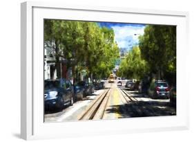 San Francisco Cable Car-Philippe Hugonnard-Framed Giclee Print