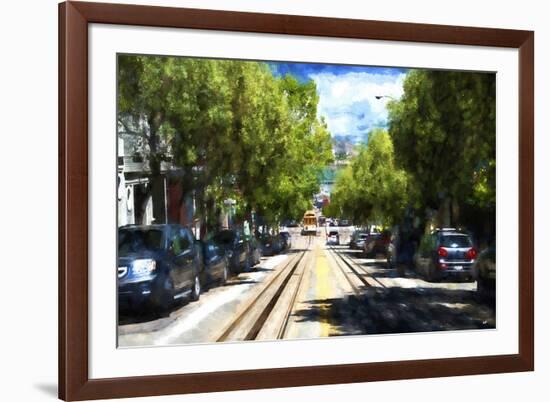 San Francisco Cable Car-Philippe Hugonnard-Framed Giclee Print