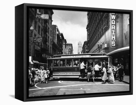 San Francisco: Cable Car-null-Framed Stretched Canvas