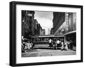 San Francisco: Cable Car-null-Framed Giclee Print