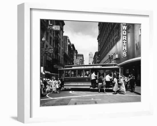 San Francisco: Cable Car-null-Framed Giclee Print