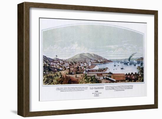 San Francisco, California, 1849-Henry Firks-Framed Giclee Print