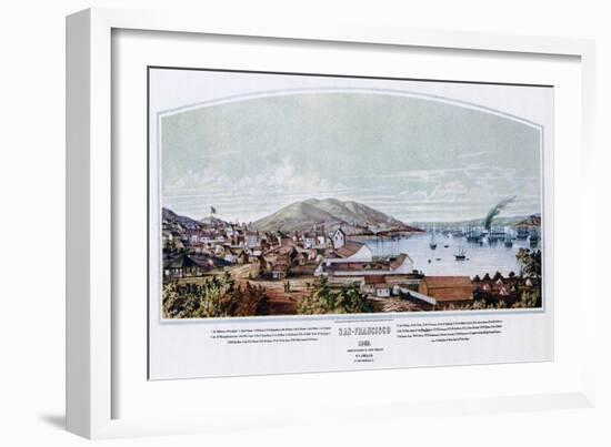 San Francisco, California, 1849-Henry Firks-Framed Giclee Print