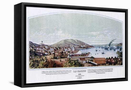 San Francisco, California, 1849-Henry Firks-Framed Stretched Canvas