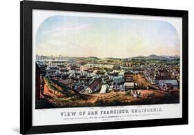 San Francisco, California, 1850-Nathaniel Currier-Framed Giclee Print