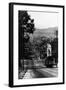 San Francisco, California - Cable Cars on Fillmore Street Hill-Lantern Press-Framed Art Print