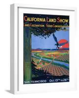 San Francisco, California - California Land Show-Lantern Press-Framed Art Print