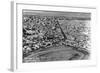 San Francisco, California - City Aerial from Twin Peaks Road Loop-Lantern Press-Framed Art Print