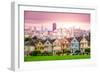 San Francisco, California Cityscape at Alamo Square.-SeanPavonePhoto-Framed Photographic Print