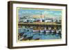 San Francisco, California - Dimaggio's Restaurant on Fisherman's Wharf-Lantern Press-Framed Art Print