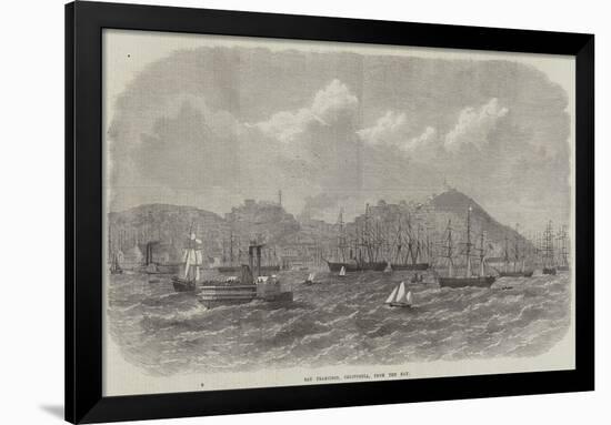 San Francisco, California, from the Bay-null-Framed Giclee Print