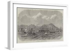 San Francisco, California, from the Bay-null-Framed Giclee Print