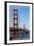 San Francisco, California - Golden Gate Bridge Day-Lantern Press-Framed Art Print