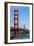 San Francisco, California - Golden Gate Bridge Day-Lantern Press-Framed Art Print