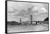 San Francisco, California - Golden Gate Bridge from Baker's Beach-Lantern Press-Framed Stretched Canvas