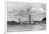 San Francisco, California - Golden Gate Bridge from Baker's Beach-Lantern Press-Framed Art Print
