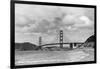 San Francisco, California - Golden Gate Bridge from Baker's Beach-Lantern Press-Framed Art Print