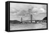 San Francisco, California - Golden Gate Bridge from Baker's Beach-Lantern Press-Framed Stretched Canvas