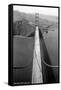 San Francisco, California - Golden Gate Bridge from Bridge Pinnacle-Lantern Press-Framed Stretched Canvas