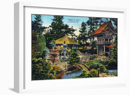 San Francisco, California - Golden Gate Park Japanese Tea Garden-Lantern Press-Framed Art Print