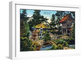 San Francisco, California - Golden Gate Park Japanese Tea Garden-Lantern Press-Framed Art Print